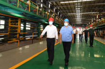 市領(lǐng)導(dǎo)一行來我公司督查中秋、國(guó)慶安全